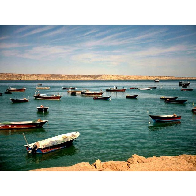 نگاره:  پسابندر، جای خوب قایق‌سواری و لنج‌سواری در بلوچستان