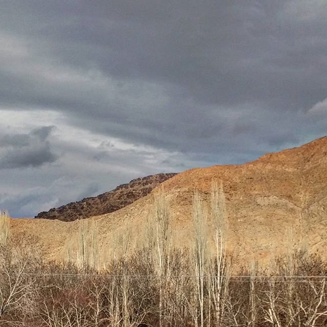 نگاره:  آسمانِ زمستانیِ خانه