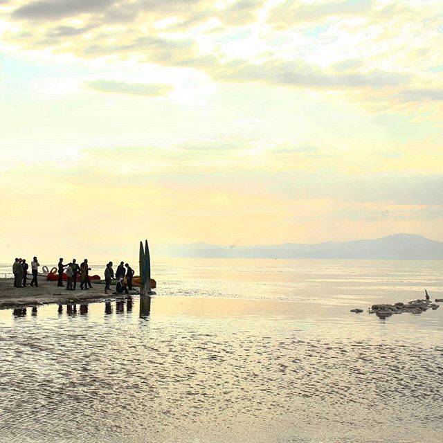 نگاره:  امیدواران نجات دریاچه ارومیه