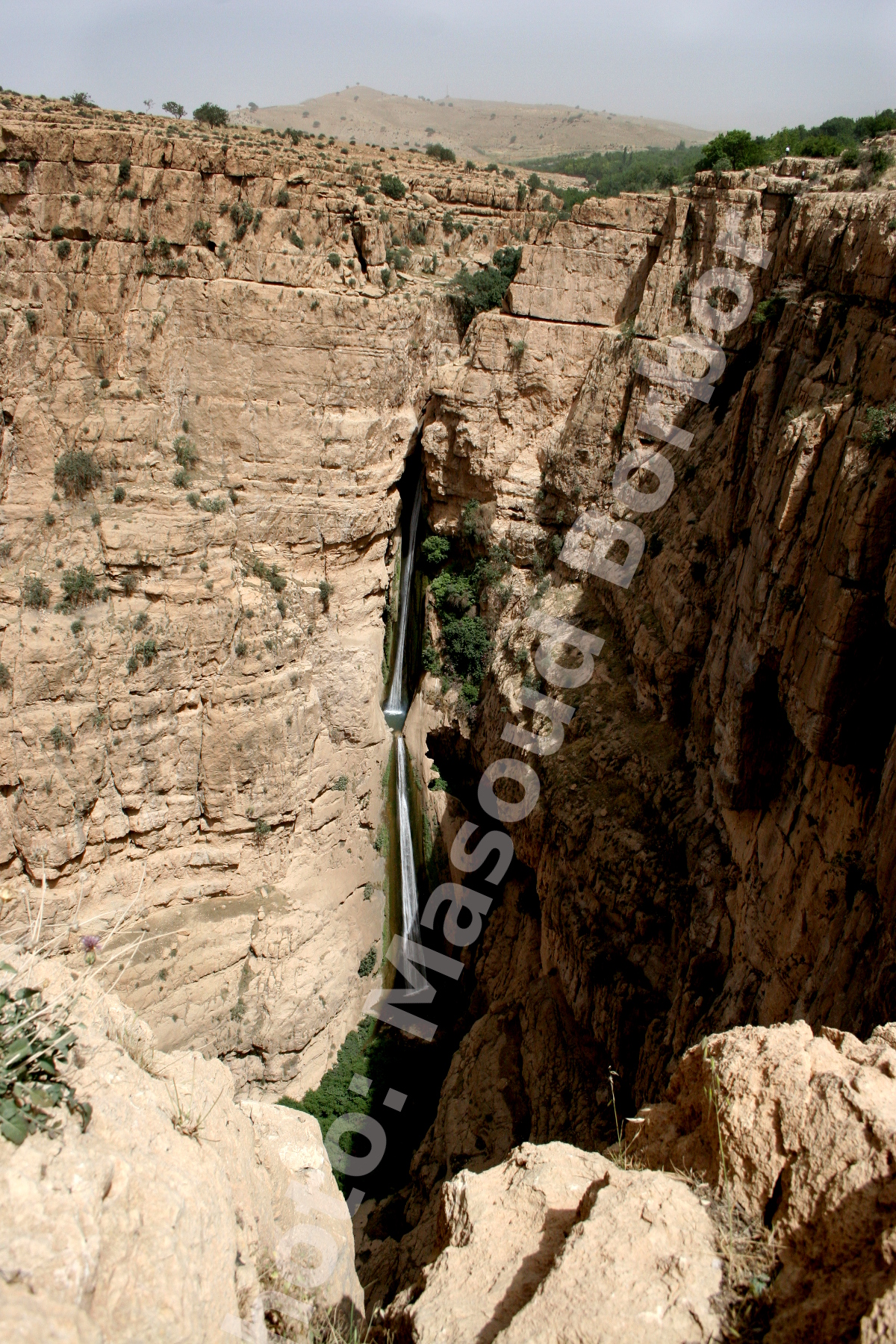 آبشار پیران در ریجاب کرند غرب